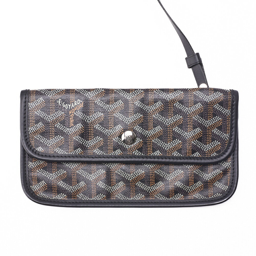 Goyard Saint Louis PM Tote Bag Coating Canvas Black Silver-Tone Hardware Pre-Owned - Vintage La Charme