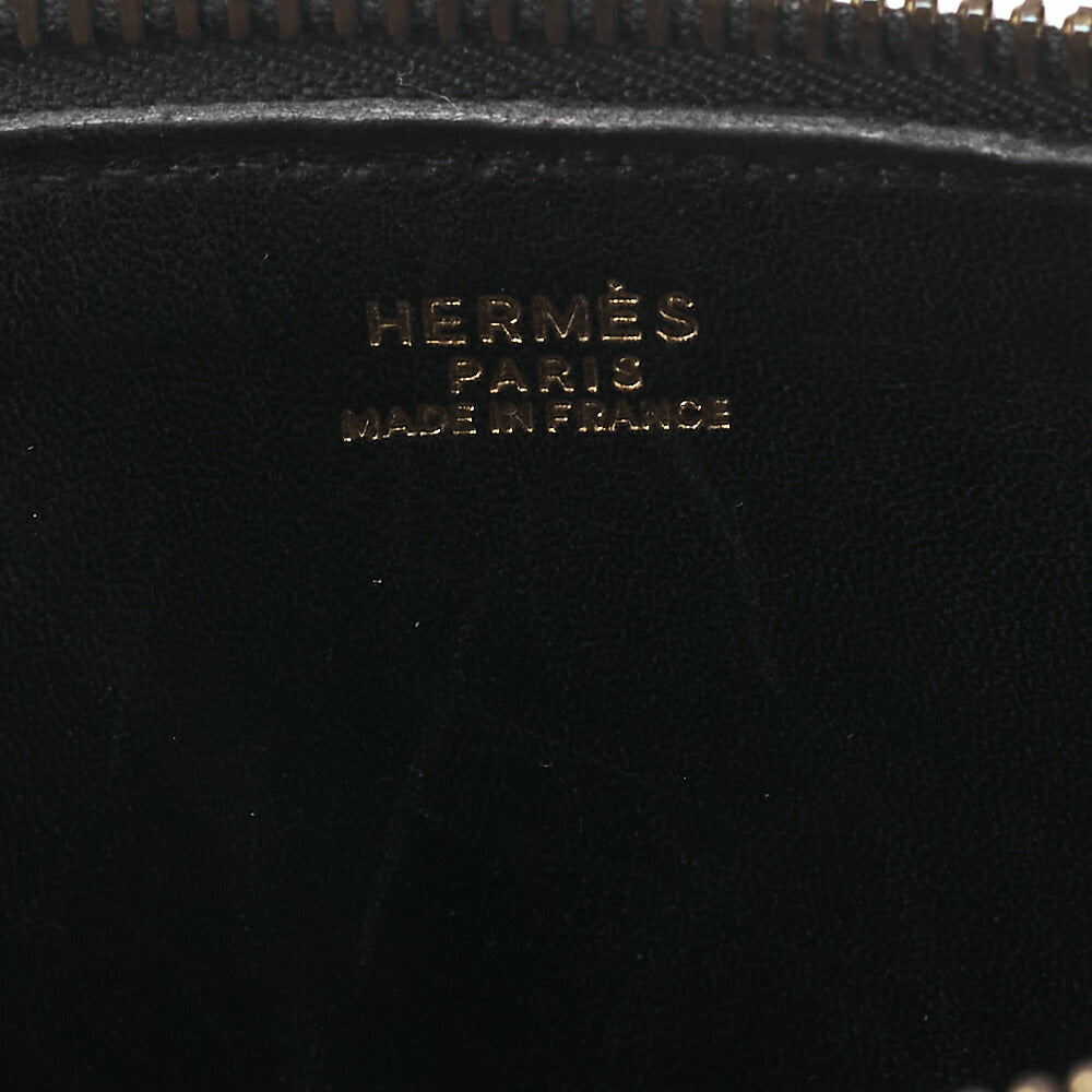 HERMES Bolide 27 Handbag Shoulder Bag 2WAY Box Calf Black Gold-Tone Hardware Pre-Owned - Vintage La Charme