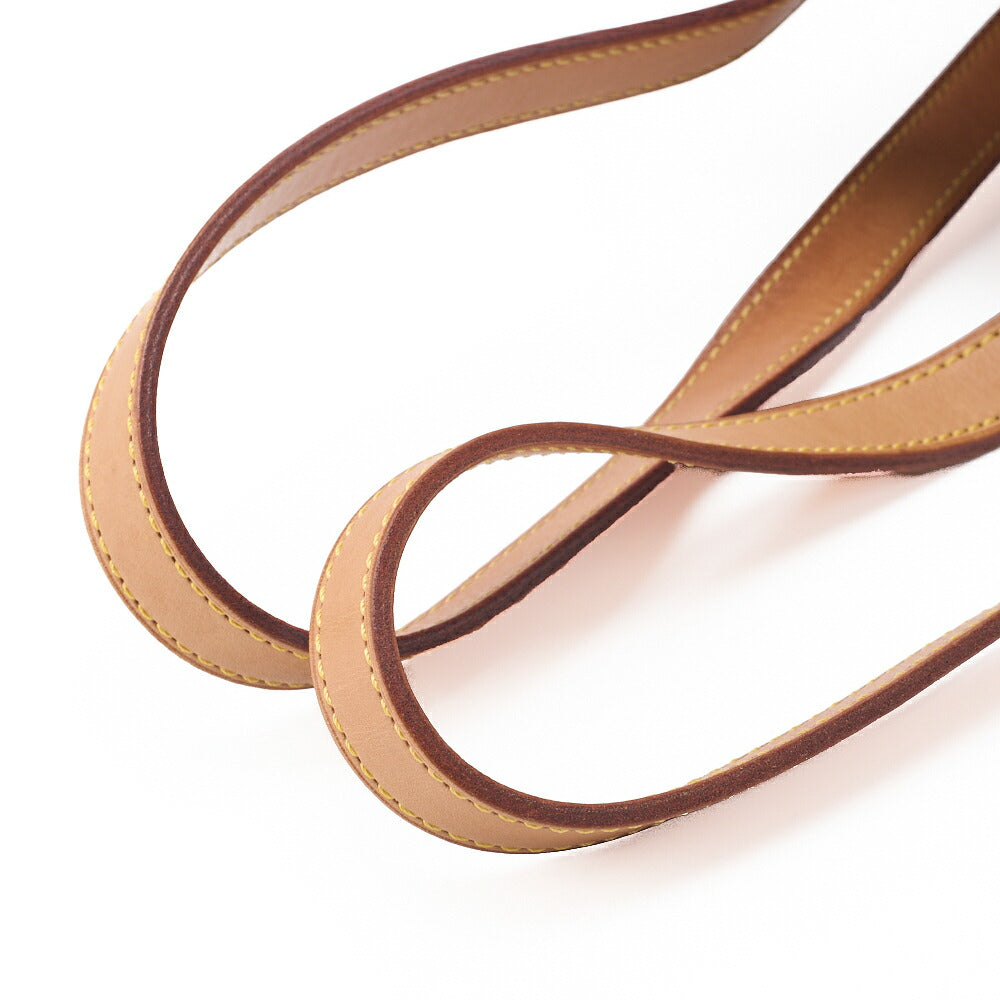 Louis Vuitton Shoulder Backpack Bag Monogram Canvas Brown Gold-Tone Hardware Pre-Owned - Vintage La Charme