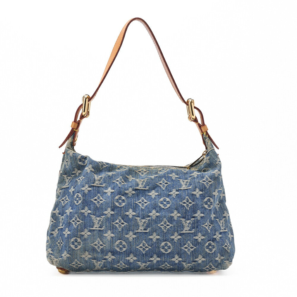 Louis Vuitton Shoulder Bag Monogram Denim Buggy PM Blue Gold-Tone Hardware Pre-Owned - Vintage La Charme