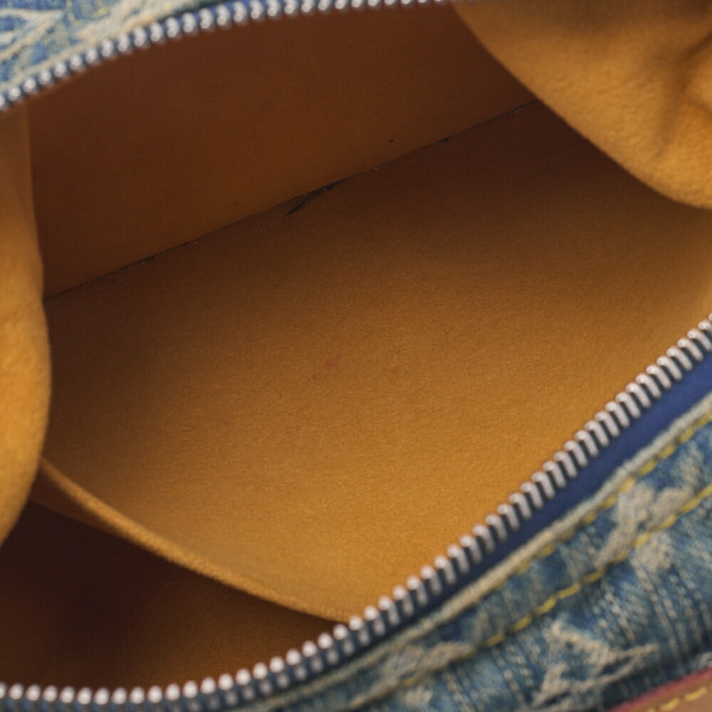 Louis Vuitton Shoulder Bag Monogram Denim Buggy PM Blue Gold-Tone Hardware Pre-Owned - Vintage La Charme