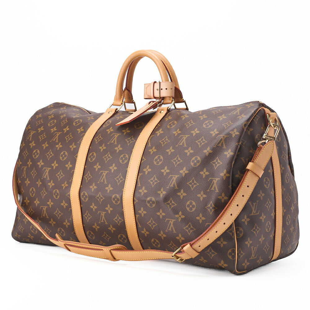 Louis Vuitton Shoulder Bag, Monogram, Boston Bag, Caviar Leather, Brown, Gold-Tone Hardware, Pre-Owned - Vintage La Charme