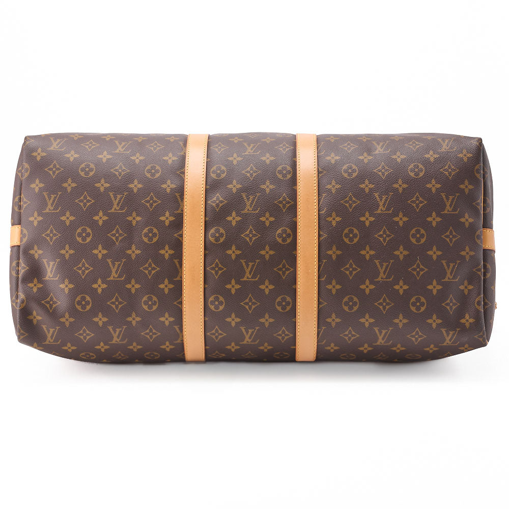 Louis Vuitton Shoulder Bag, Monogram, Boston Bag, Caviar Leather, Brown, Gold-Tone Hardware, Pre-Owned - Vintage La Charme