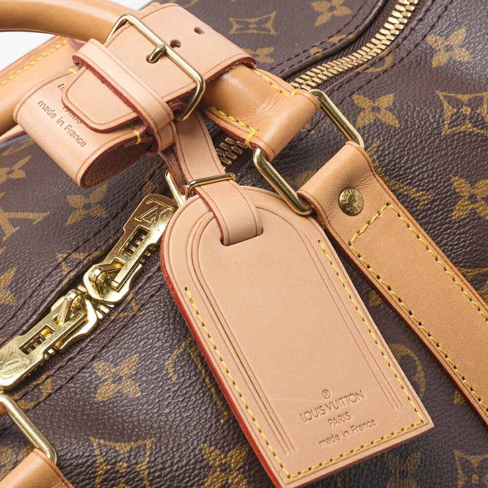 Louis Vuitton Shoulder Bag, Monogram, Boston Bag, Caviar Leather, Brown, Gold-Tone Hardware, Pre-Owned - Vintage La Charme