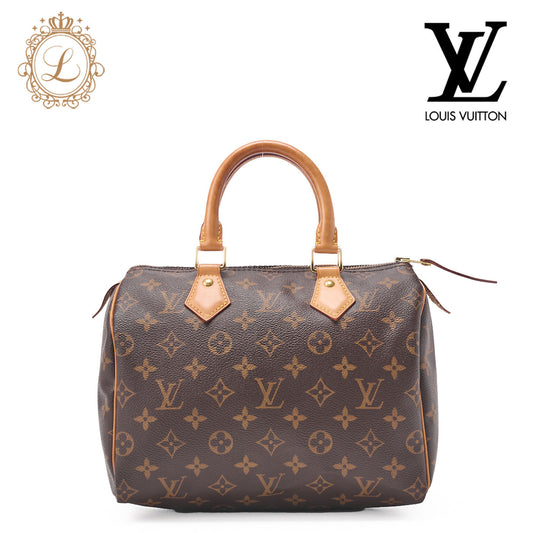 Louis Vuitton Shoulder Bag, Monogram, Canvas, Brown, Gold-Tone Hardware, Pre-Owned - Vintage La Charme