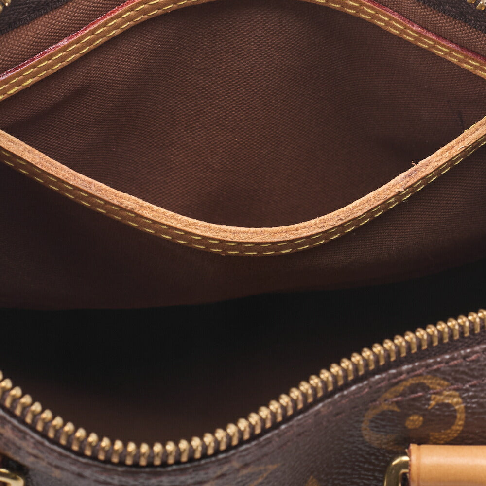 Louis Vuitton Shoulder Bag, Monogram, Canvas, Brown, Gold-Tone Hardware, Pre-Owned - Vintage La Charme