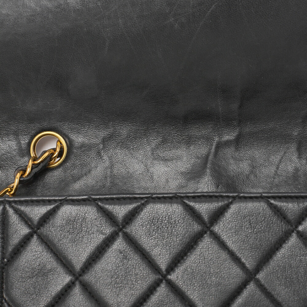 CHANEL Shoulder Tote Bag Matelasse Lambskin Black Gold-Tone Hardware Pre-Owned - Vintage La Charme