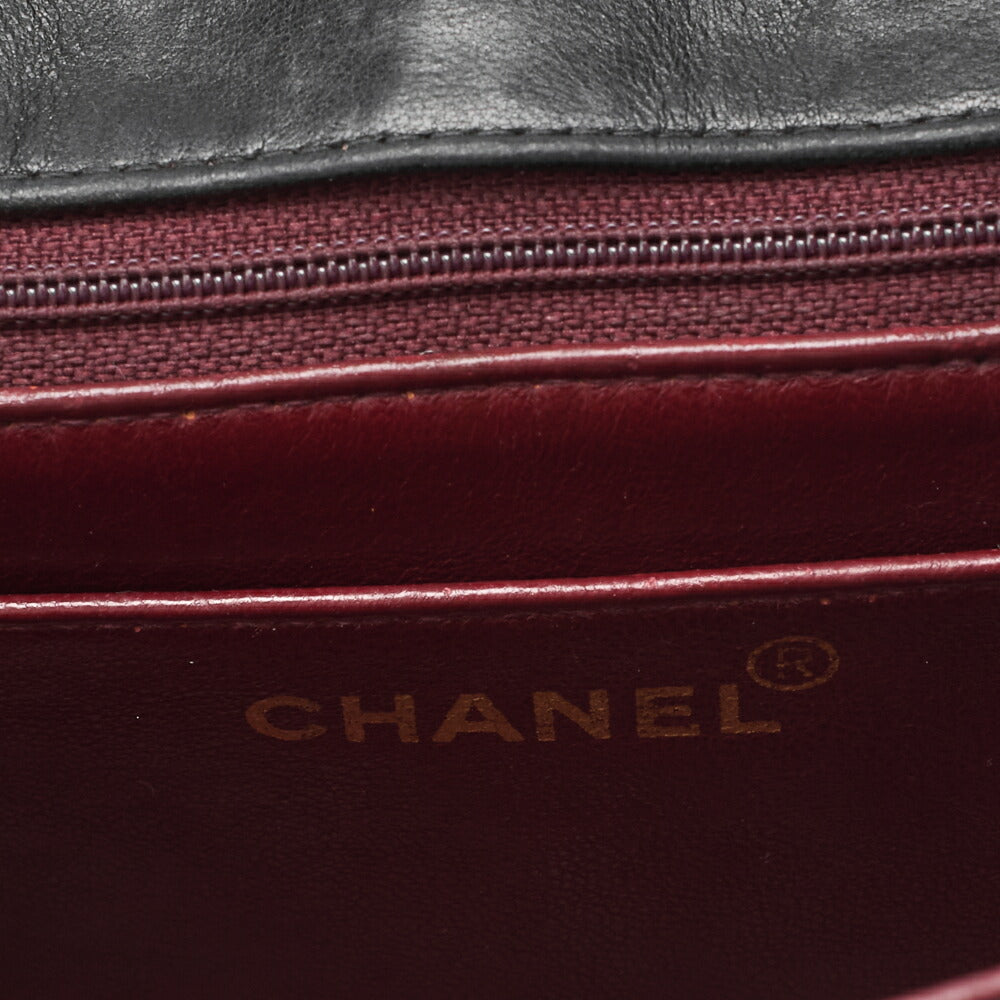 CHANEL Shoulder Tote Bag Matelasse Lambskin Black Gold-Tone Hardware Pre-Owned - Vintage La Charme