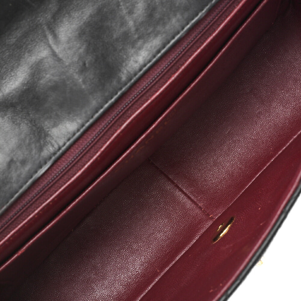 CHANEL Shoulder Tote Bag Matelasse Lambskin Black Gold-Tone Hardware Pre-Owned - Vintage La Charme