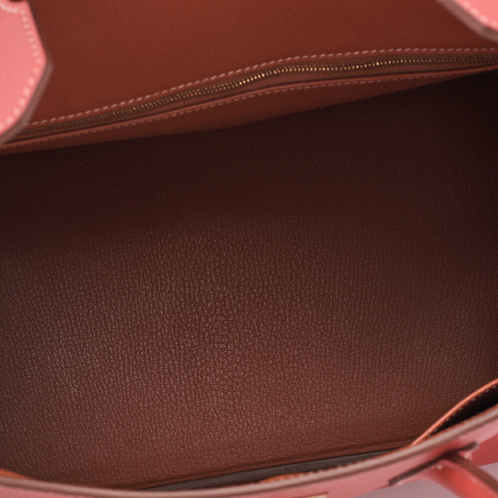 HERMES Birkin 35 Handbag, Epson, Rose Jaipur, Gold-Tone Hardware, Pre-Owned - Vintage La Charme