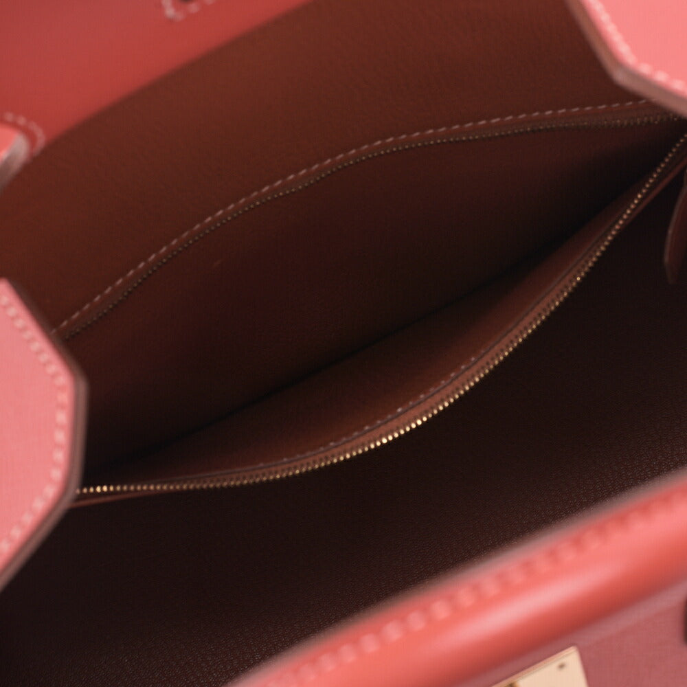 HERMES Birkin 35 Handbag, Epson, Rose Jaipur, Gold-Tone Hardware, Pre-Owned - Vintage La Charme