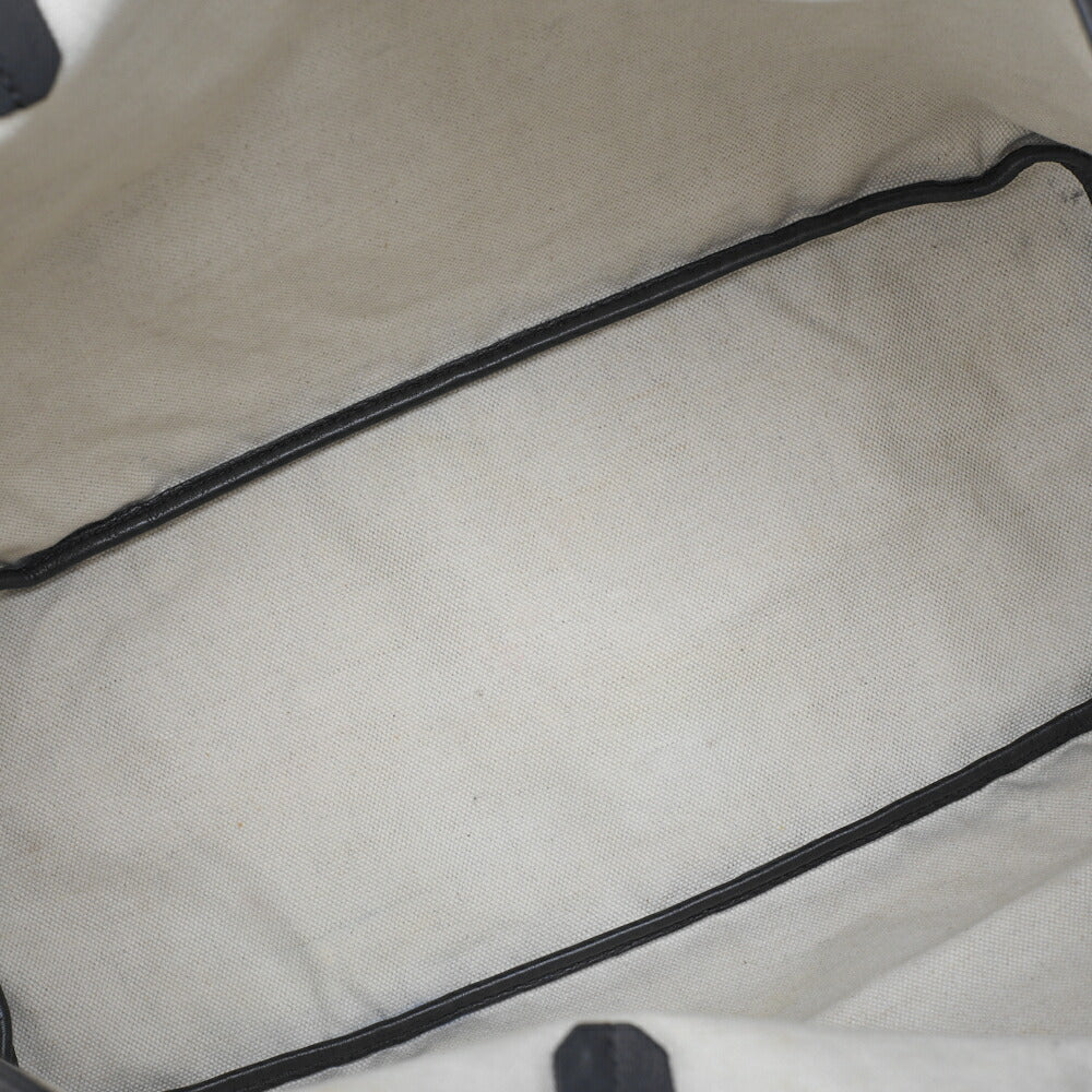Goyard Saint Louis PM Tote Bag Coated Canvas Black Silver-Tone Hardware Pre-Owned - Vintage La Charme