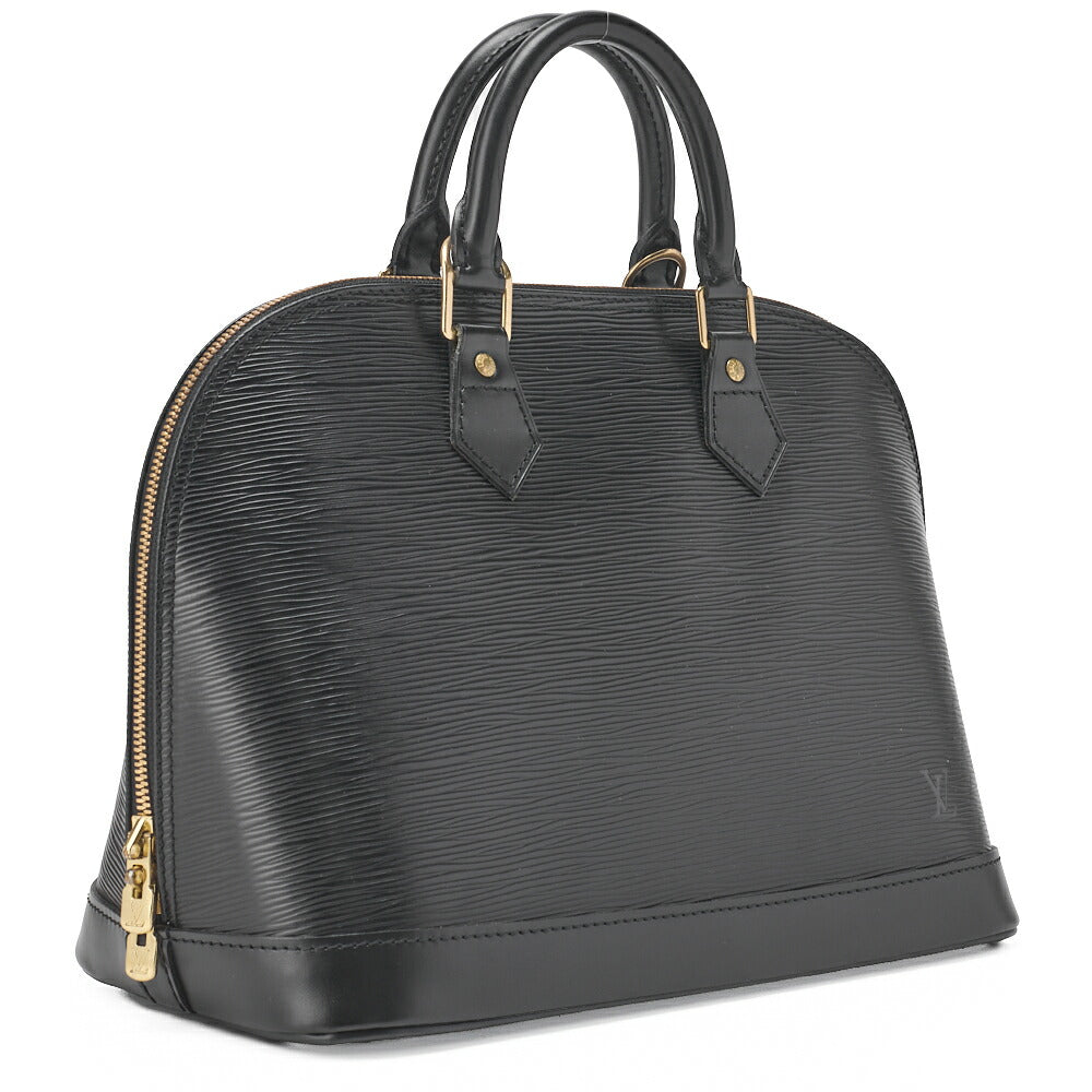 Louis Vuitton, Shoulder Bag, Epi Alma PM, Epi Leather, Black, Gold-Tone Hardware, Pre-Owned - Vintage La Charme