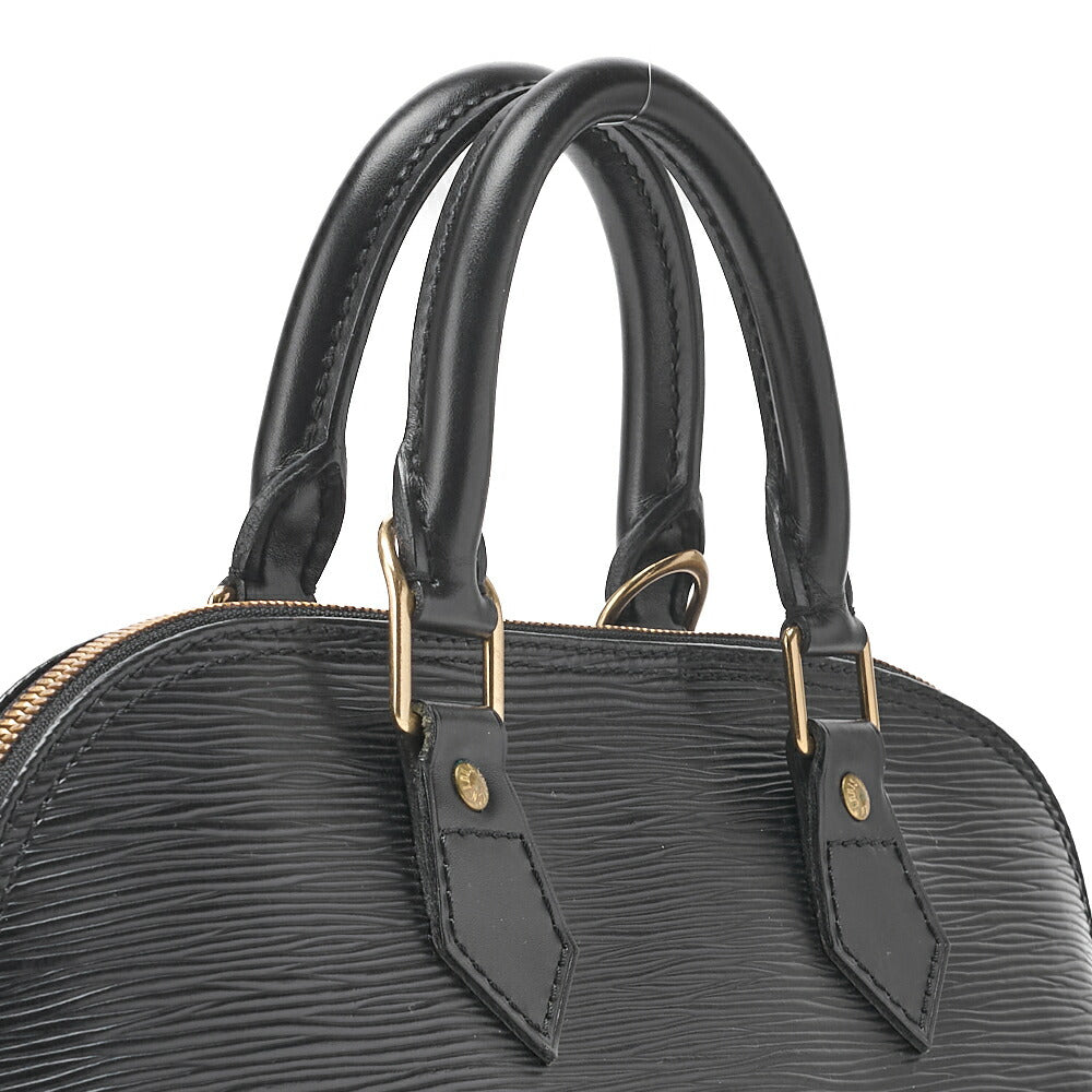 Louis Vuitton, Shoulder Bag, Epi Alma PM, Epi Leather, Black, Gold-Tone Hardware, Pre-Owned - Vintage La Charme