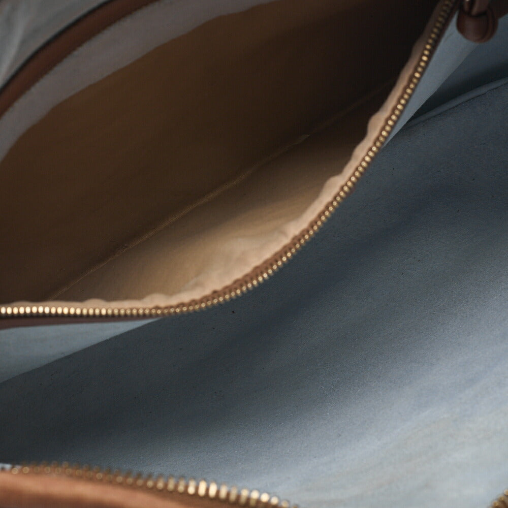 Bottega Veneta Shoulder Tote Bag Intrecciato Lambskin Brown Gold-Tone Hardware Pre-Owned - Vintage La Charme