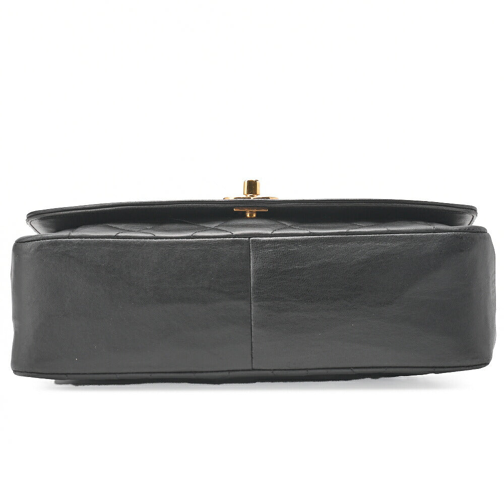 CHANEL Shoulder Tote Bag Matelasse Lambskin Black Gold-Tone Hardware Pre-Owned - Vintage La Charme