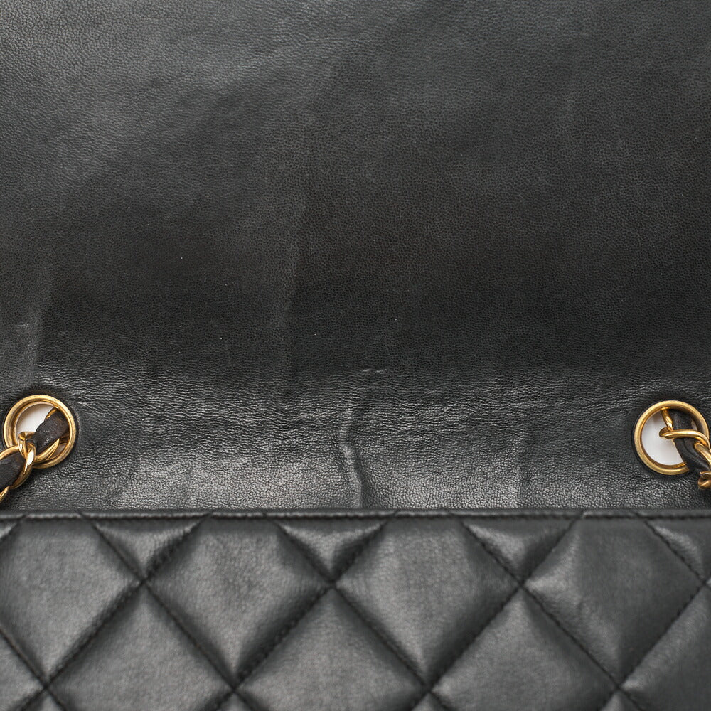 CHANEL Shoulder Tote Bag Matelasse Lambskin Black Gold-Tone Hardware Pre-Owned - Vintage La Charme