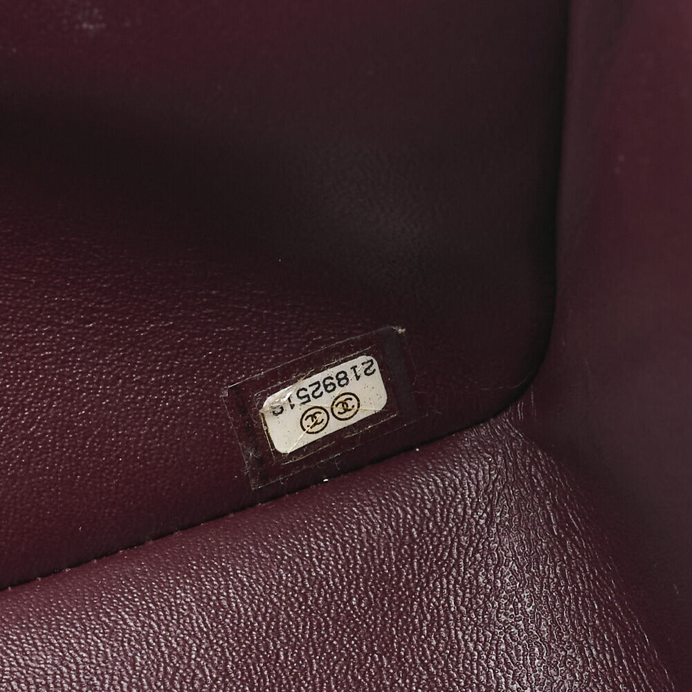 CHANEL Shoulder Bag, Deca Matelasse Double Flap, Caviar Skin, Black, Silver-Tone Hardware, Pre-Owned - Vintage La Charme