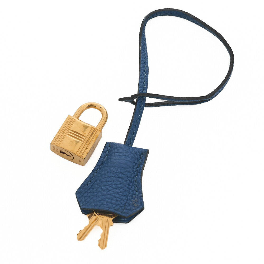 HERMES Birkin 35 Handbag Fjord Leather Fjord Blue Gold-Tone Hardware Pre-Owned - Vintage La Charme