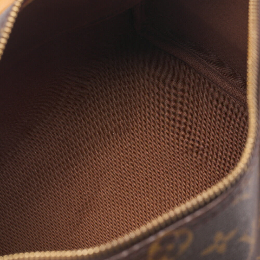 Louis Vuitton Shoulder Bag, Monogram, Canvas, Brown, Gold-Tone Hardware, Pre-Owned - Vintage La Charme