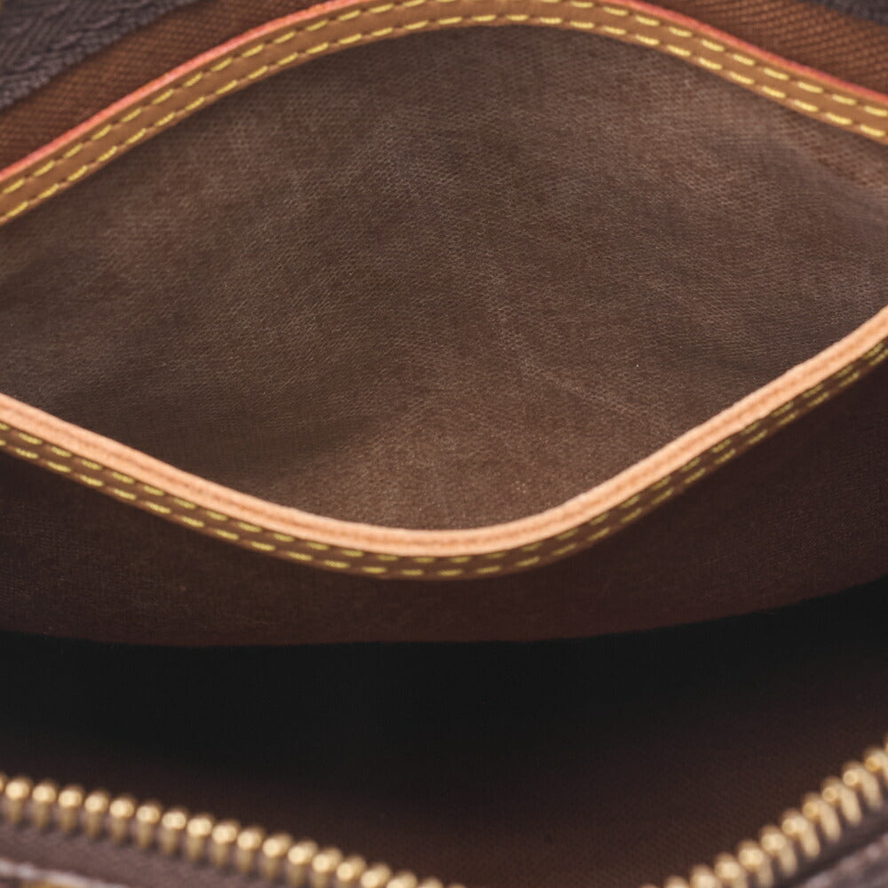 Louis Vuitton Shoulder Bag, Monogram, Canvas, Brown, Gold-Tone Hardware, Pre-Owned - Vintage La Charme