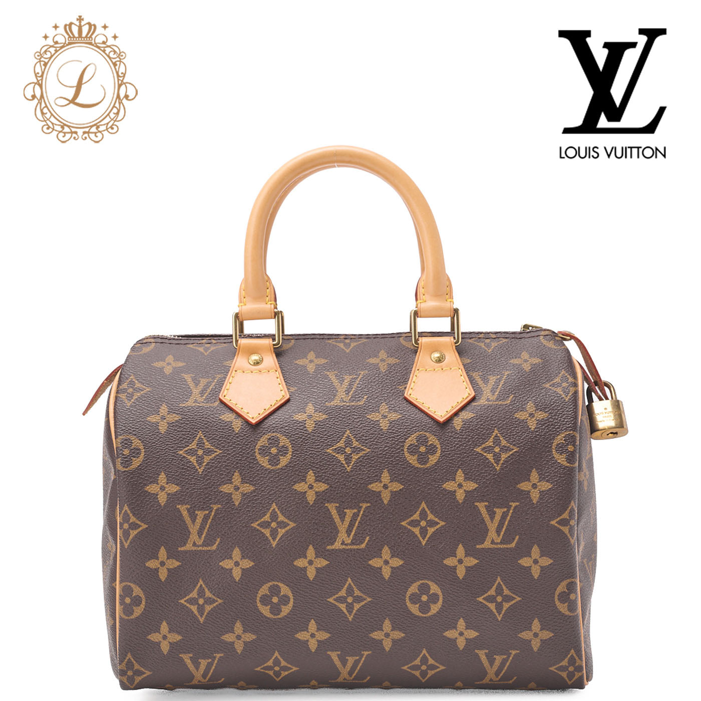 Louis Vuitton Shoulder Bag, Monogram, Canvas, Brown, Gold-Tone Hardware, Pre-Owned - Vintage La Charme