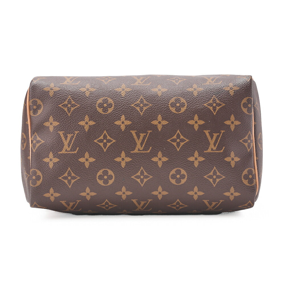 Louis Vuitton Shoulder Bag, Monogram Speedy 25, Canvas, Brown, Gold-Tone Hardware, Pre-Owned - Vintage La Charme