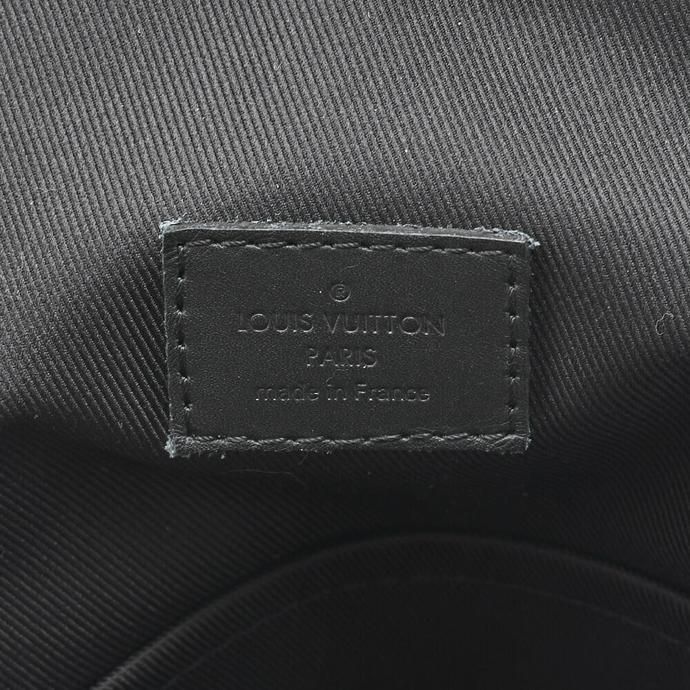 Louis Vuitton Shoulder Bag, Damier Infini, Black Noir, Silver-Tone Hardware, Pre-Owned - Vintage La Charme