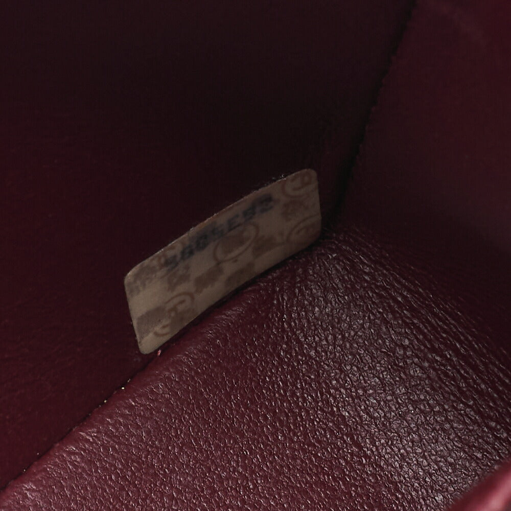 CHANEL Chain Shoulder Bag Mini Matelasse Lambskin Black Gold-Tone Hardware Pre-Owned - Vintage La Charme