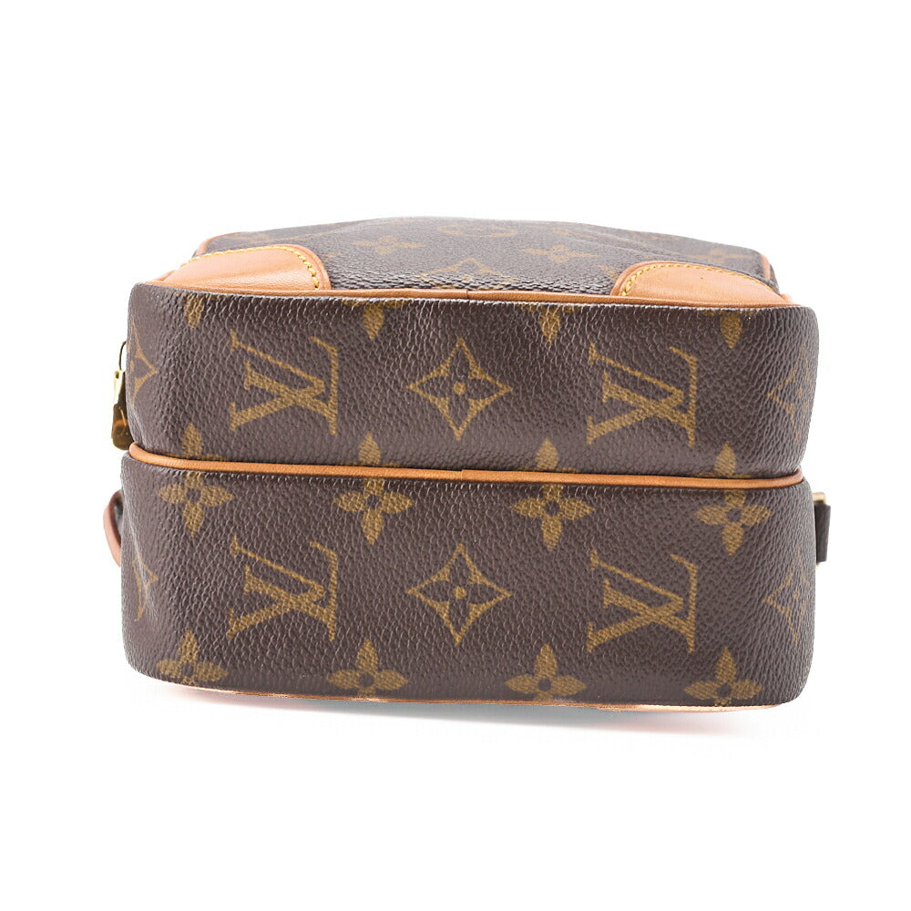 Louis Vuitton Shoulder Bag, Monogram, Canvas, Brown, Gold-Tone Hardware, Pre-Owned - Vintage La Charme