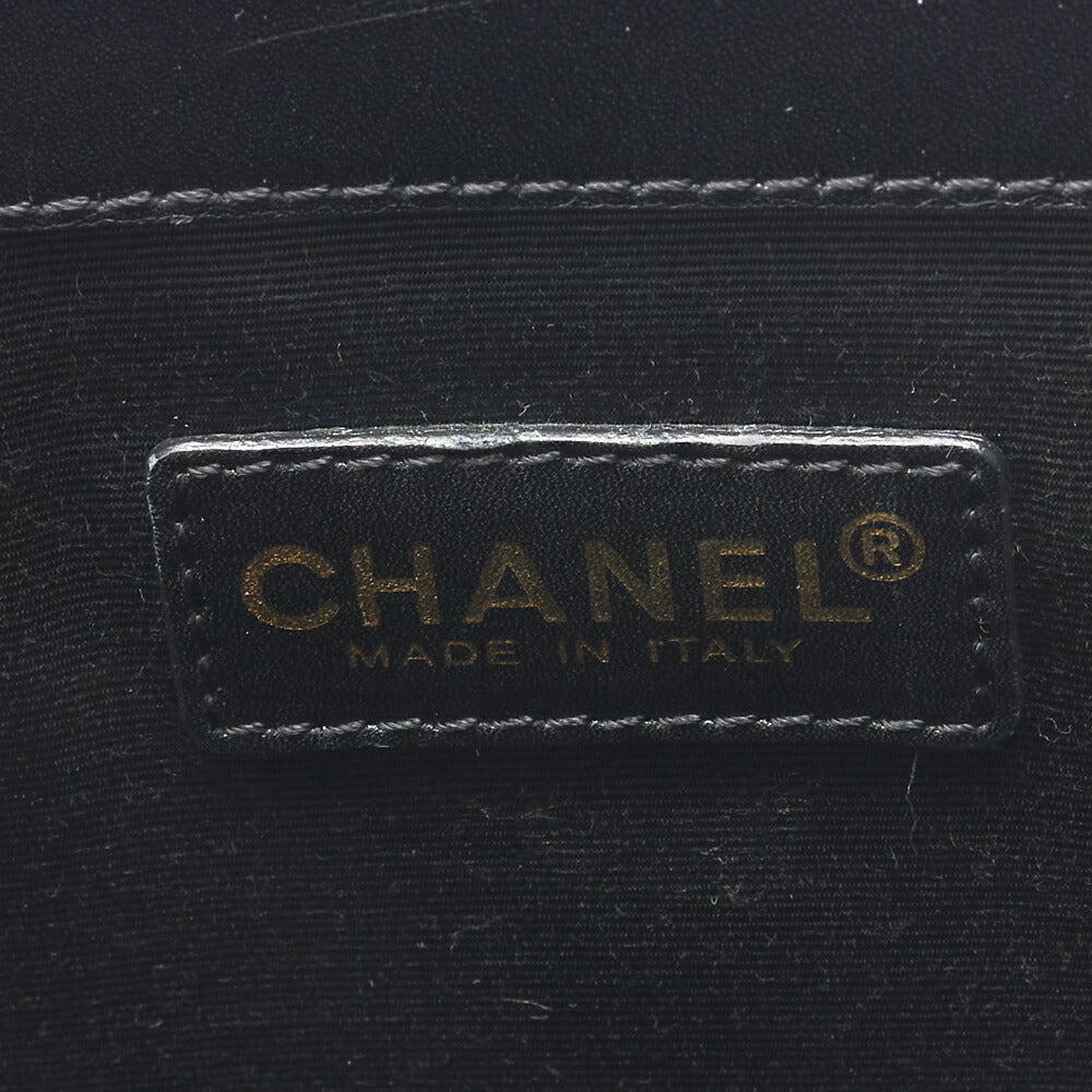 CHANEL Handbag Coco Pattern Cotton Black Gold-Tone Hardware Pre-Owned - Vintage La Charme