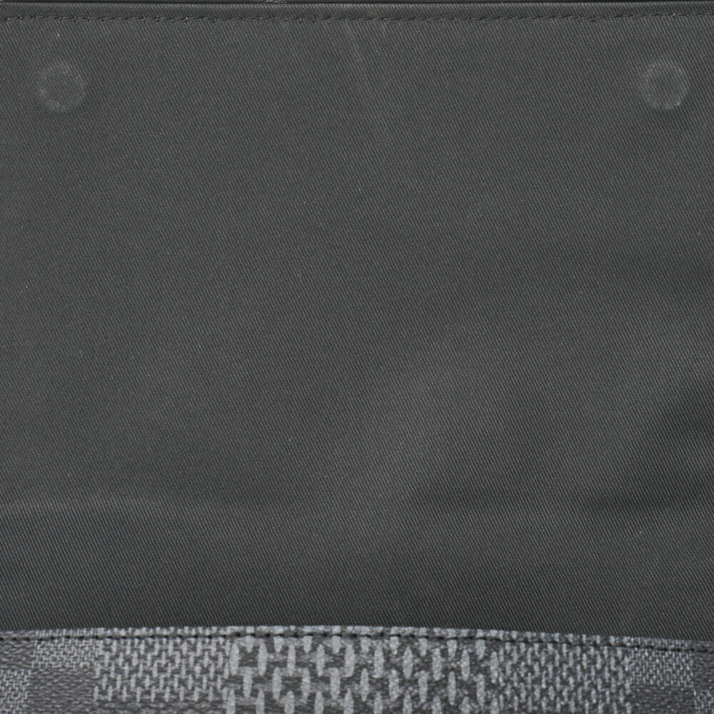 Louis Vuitton Shoulder Bag, Damier Grafitte, Black, Silver-Tone Hardware, Pre-Owned - Vintage La Charme