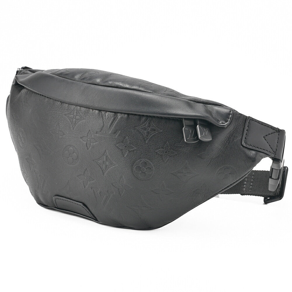 Louis Vuitton Shoulder Backpack Bag Monogram Shadow Black Noir Silver-Tone Hardware Pre-Owned - Vintage La Charme
