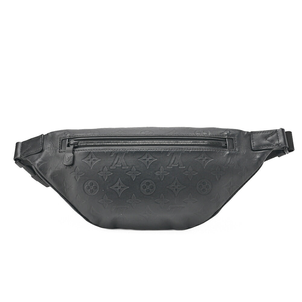 Louis Vuitton Shoulder Backpack Bag Monogram Shadow Black Noir Silver-Tone Hardware Pre-Owned - Vintage La Charme