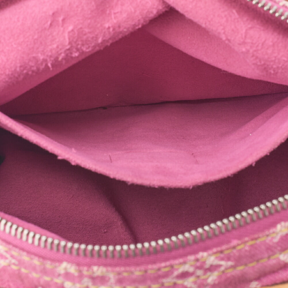 Louis Vuitton Handbag, Neo Speedy, Monogram Denim, Pink, Gold-Tone Hardware, Pre-Owned - Vintage La Charme