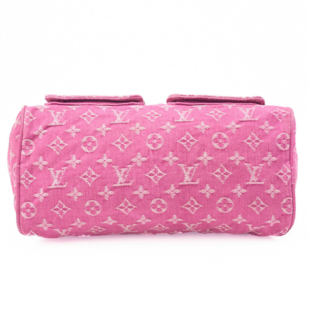 Louis Vuitton Handbag, Neo Speedy, Monogram Denim, Pink, Gold-Tone Hardware, Pre-Owned - Vintage La Charme
