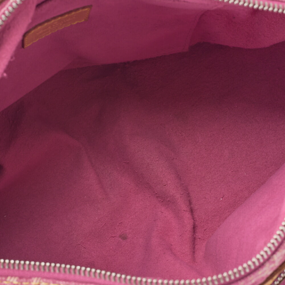 Louis Vuitton Handbag, Neo Speedy, Monogram Denim, Pink, Gold-Tone Hardware, Pre-Owned - Vintage La Charme