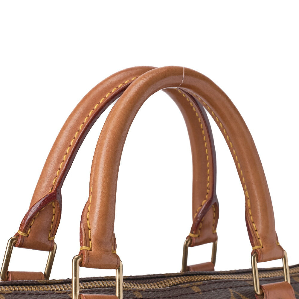 Louis Vuitton Speedy 30 Handbag, Monogram Canvas, Brown, Gold-Tone Hardware, Pre-Owned - Vintage La Charme