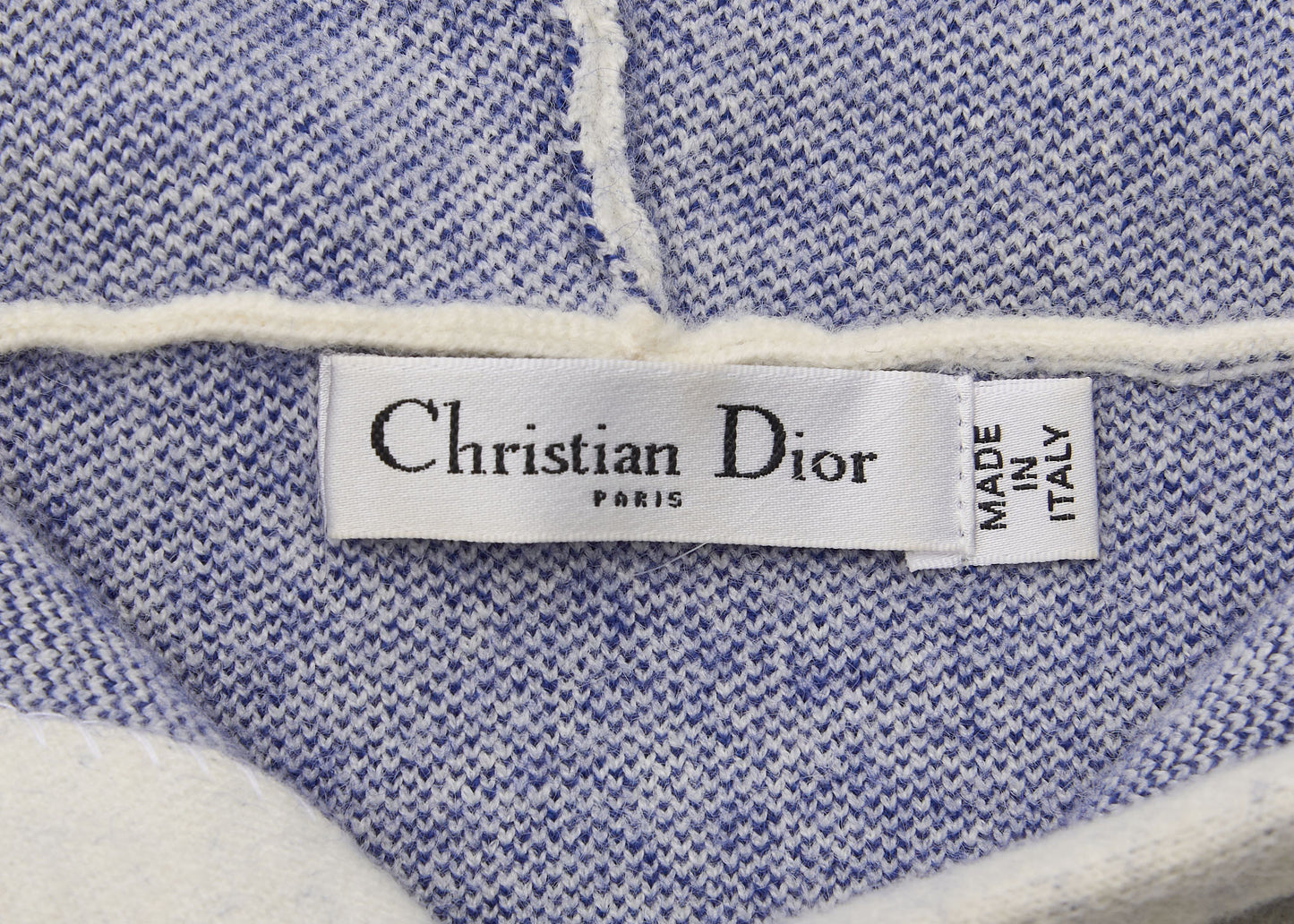 Dior Hoodie Sweater Long Sleeve Knit Wool Cashmere Multicolor Gold-Tone Hardware Pre-Owned - Vintage La Charme
