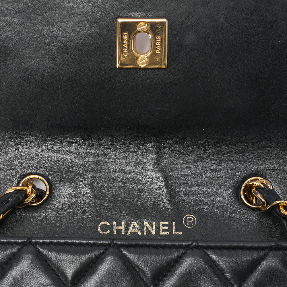 CHANEL Mini Shoulder Bag Matelasse Bicolor Lambskin Black Gold-Tone Hardware Pre-Owned - Vintage La Charme