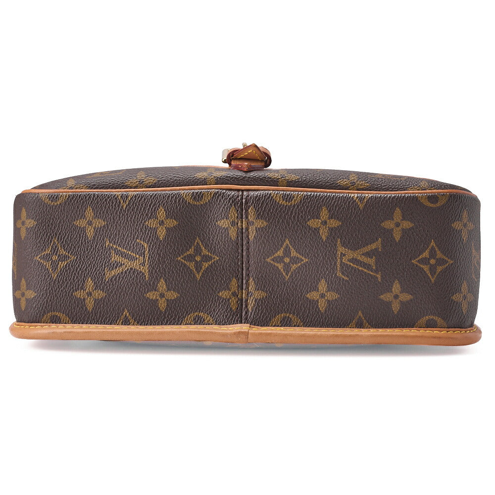 Louis Vuitton Shoulder Bag, Monogram, Canvas, Brown, Gold-Tone Hardware, Pre-Owned - Vintage La Charme