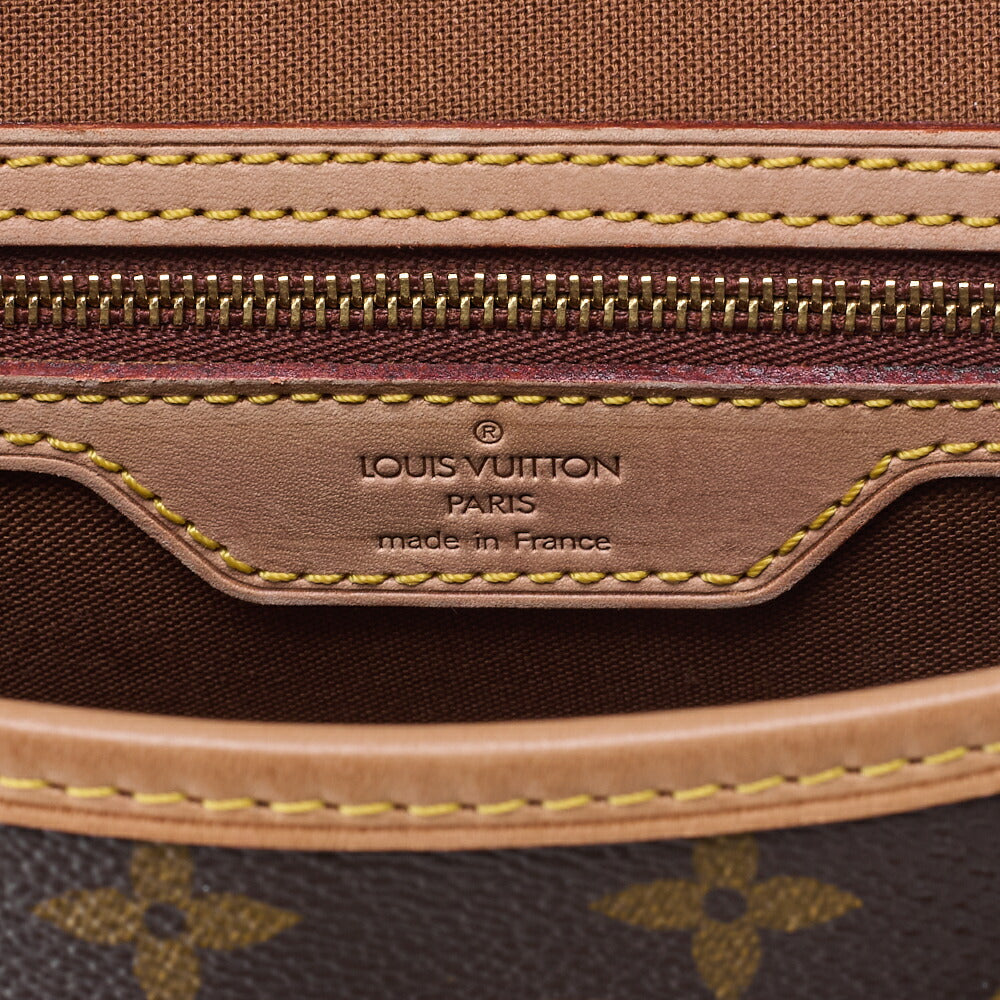 Louis Vuitton Shoulder Bag, Monogram, Canvas, Brown, Gold-Tone Hardware, Pre-Owned - Vintage La Charme