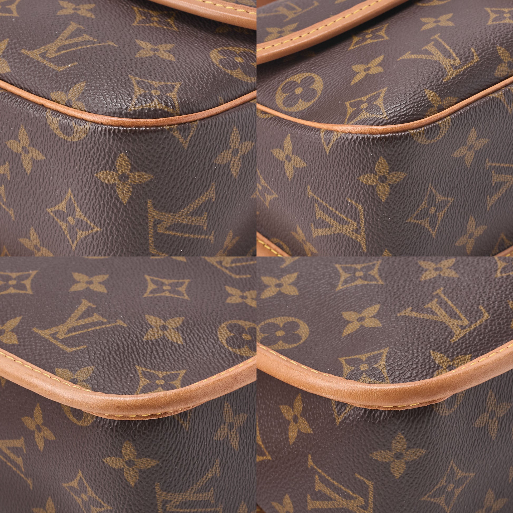 Louis Vuitton Shoulder Bag, Monogram, Canvas, Brown, Gold-Tone Hardware, Pre-Owned - Vintage La Charme
