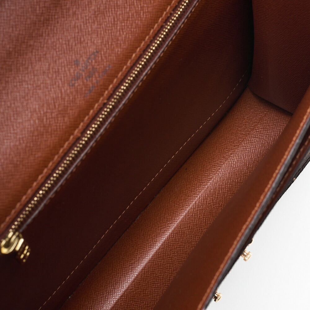 Louis Vuitton Shoulder Bag, Monceau, Monogram, Canvas, Brown, Gold-Tone Hardware, Pre-Owned - Vintage La Charme