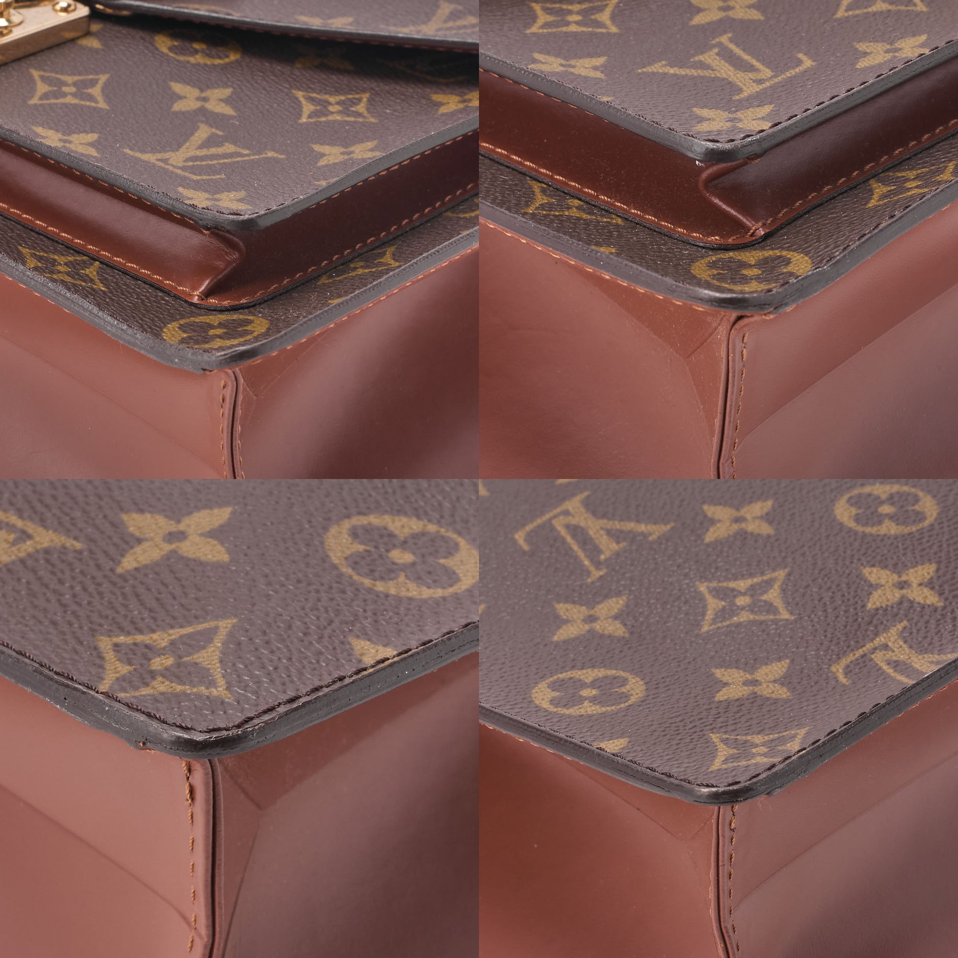 Louis Vuitton Shoulder Bag, Monceau, Monogram, Canvas, Brown, Gold-Tone Hardware, Pre-Owned - Vintage La Charme