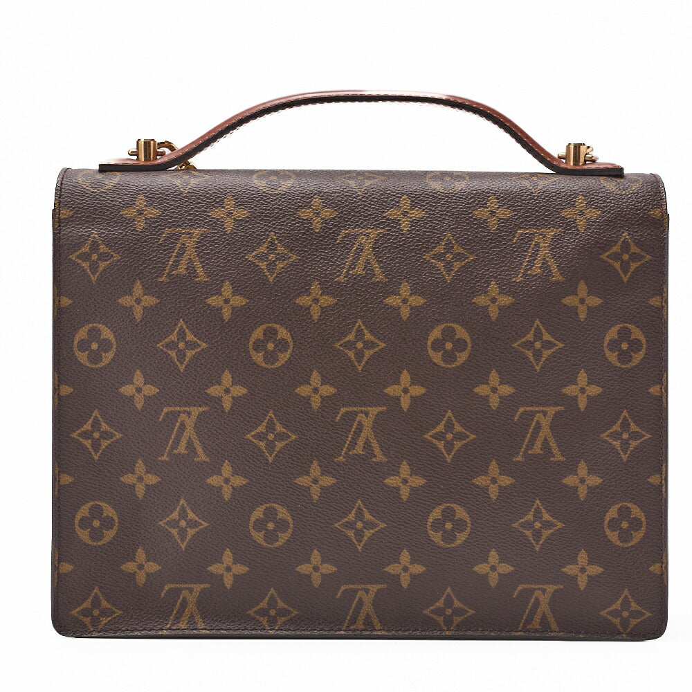 Louis Vuitton Shoulder Bag, Monceau, Monogram, Canvas, Brown, Gold-Tone Hardware, Pre-Owned - Vintage La Charme
