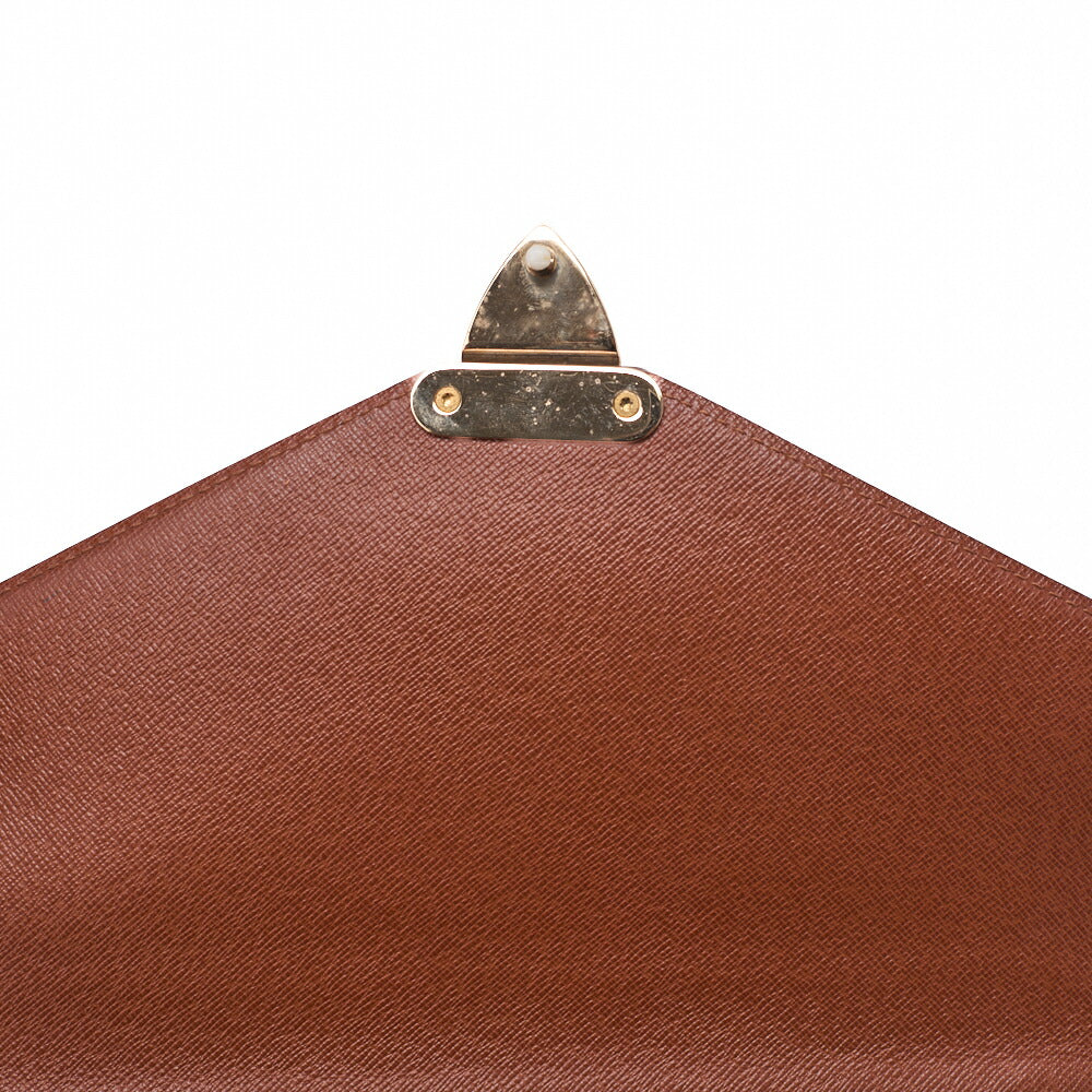 Louis Vuitton Shoulder Bag, Monceau, Monogram, Canvas, Brown, Gold-Tone Hardware, Pre-Owned - Vintage La Charme