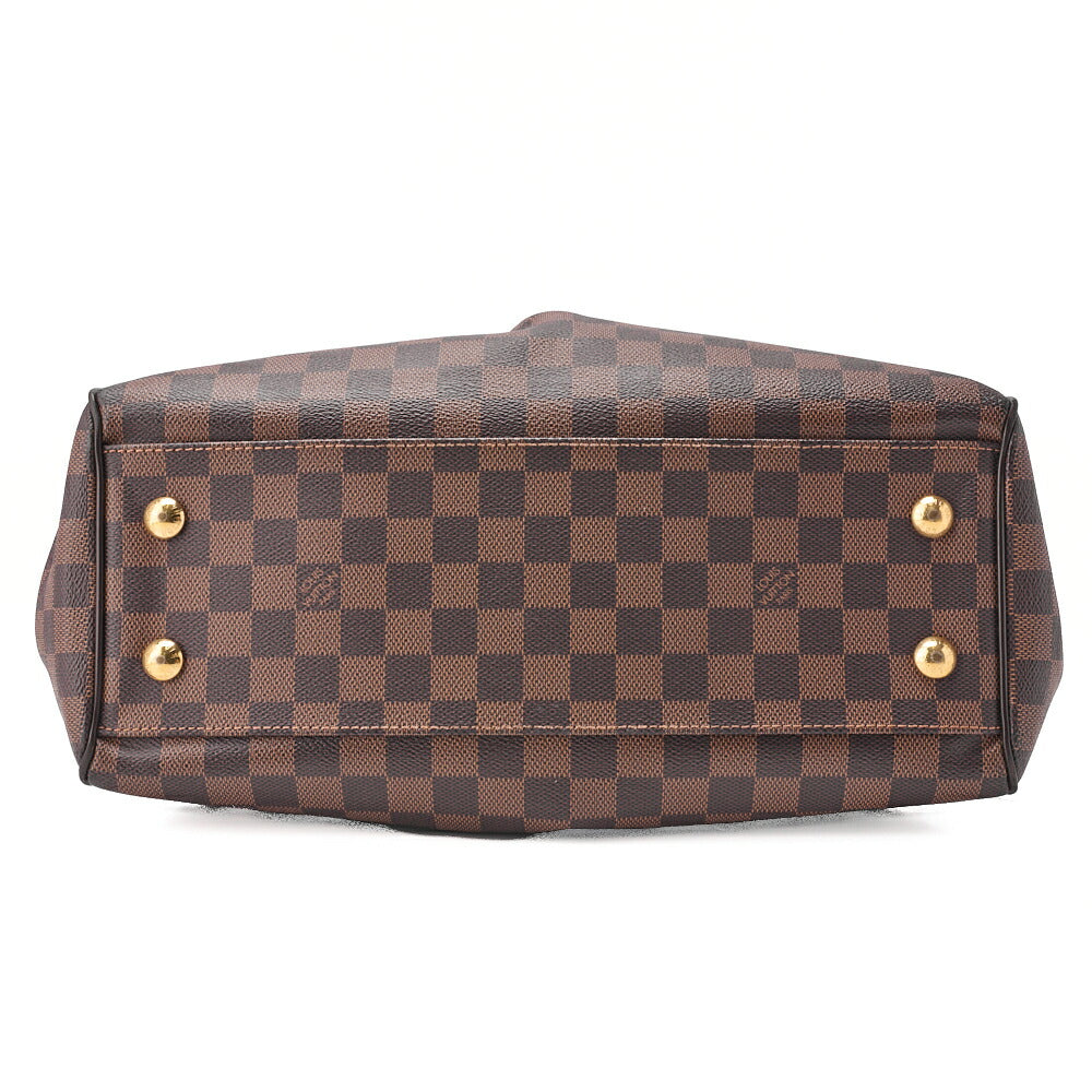 Louis Vuitton Tote Bag Damier Trevi PM Canvas Brown Gold-Tone Hardware Pre-Owned - Vintage La Charme