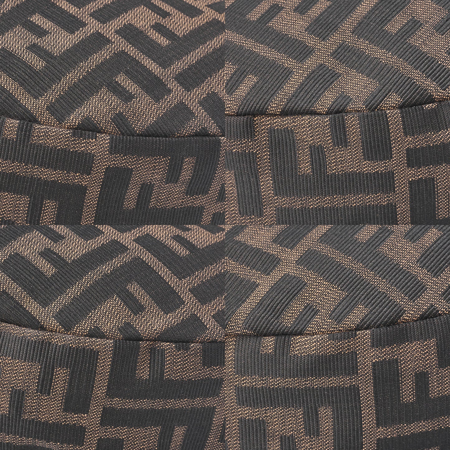 Fendi Shoulder Bag Zucca Canvas Leather Brown Silver-Tone Hardware Pre-Owned - Vintage La Charme