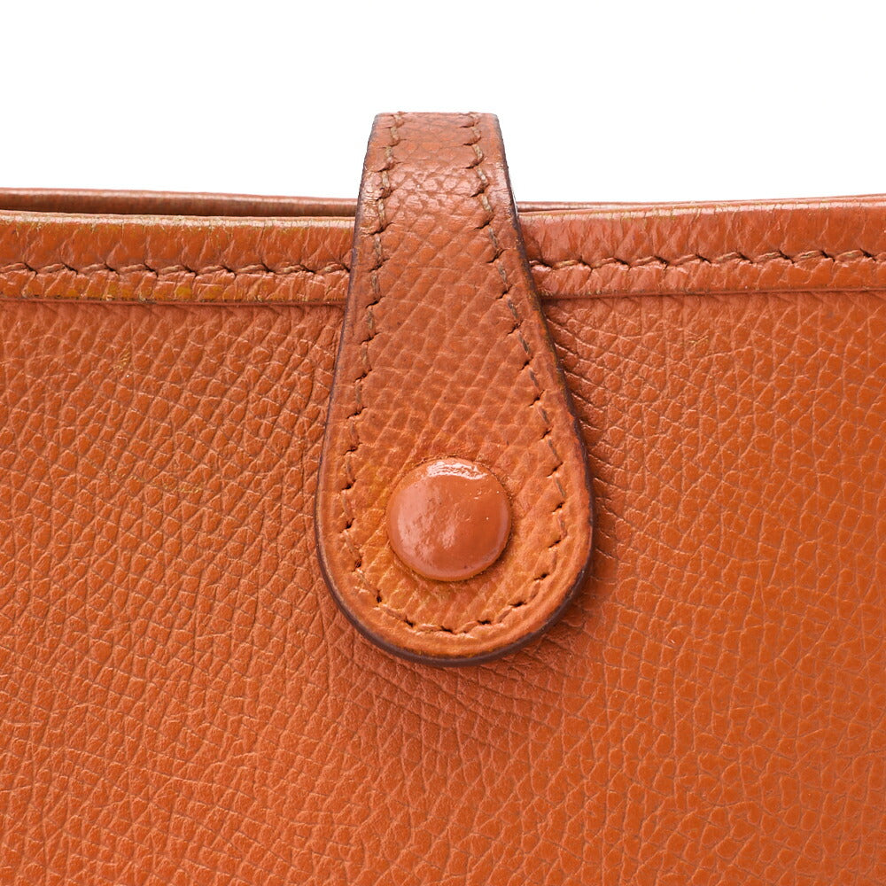 HERMES Evelyn TPM Shoulder Bag Epson Orange Silver-Tone Hardware Pre-Owned - Vintage La Charme
